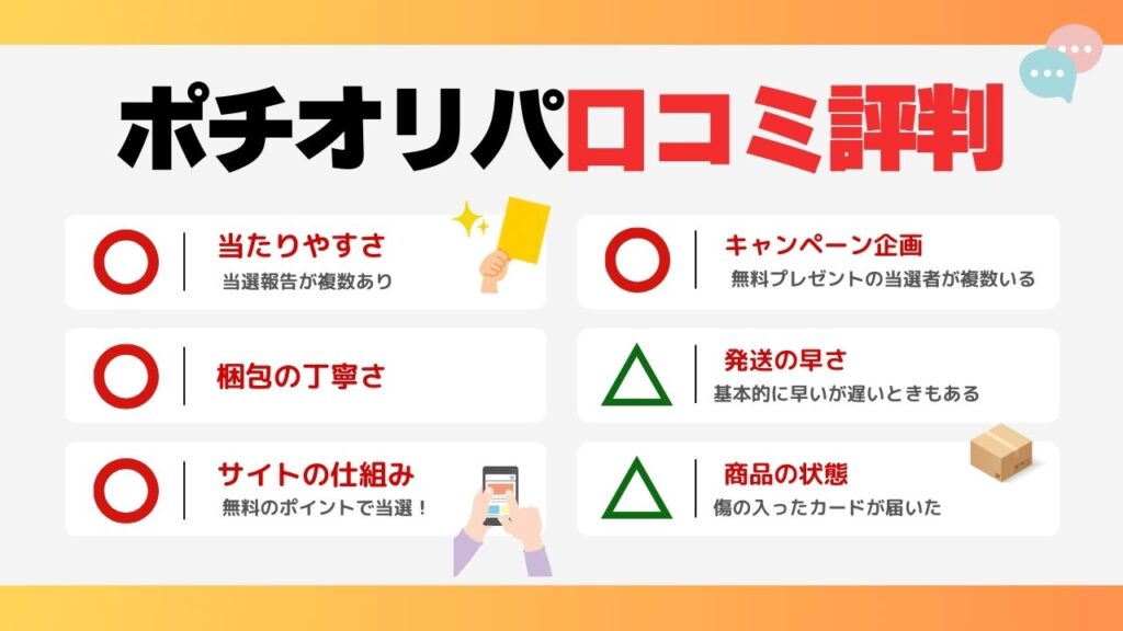 ポチオリパ 評判