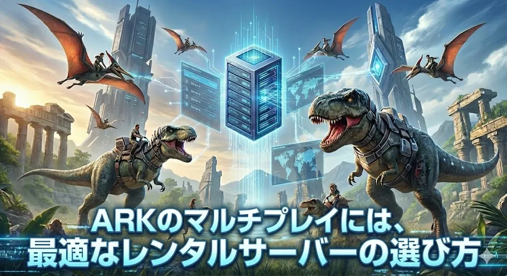 ARKのマルチプレイに最適なレンタルサーバーの選び方