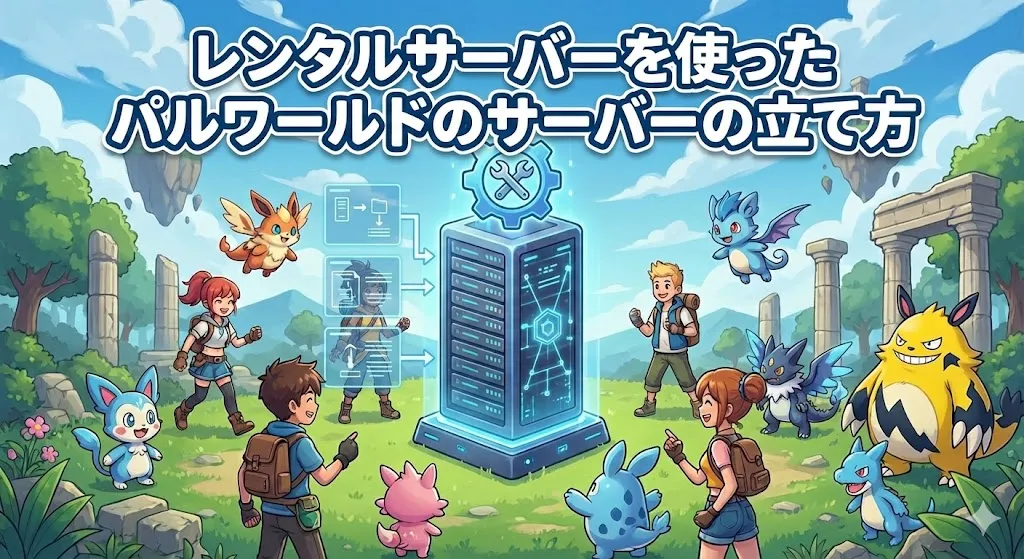 レンタルサーバーを使ったパルワールドのサーバーの立て方
