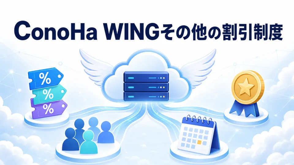 ConoHa WINGその他の割引制度