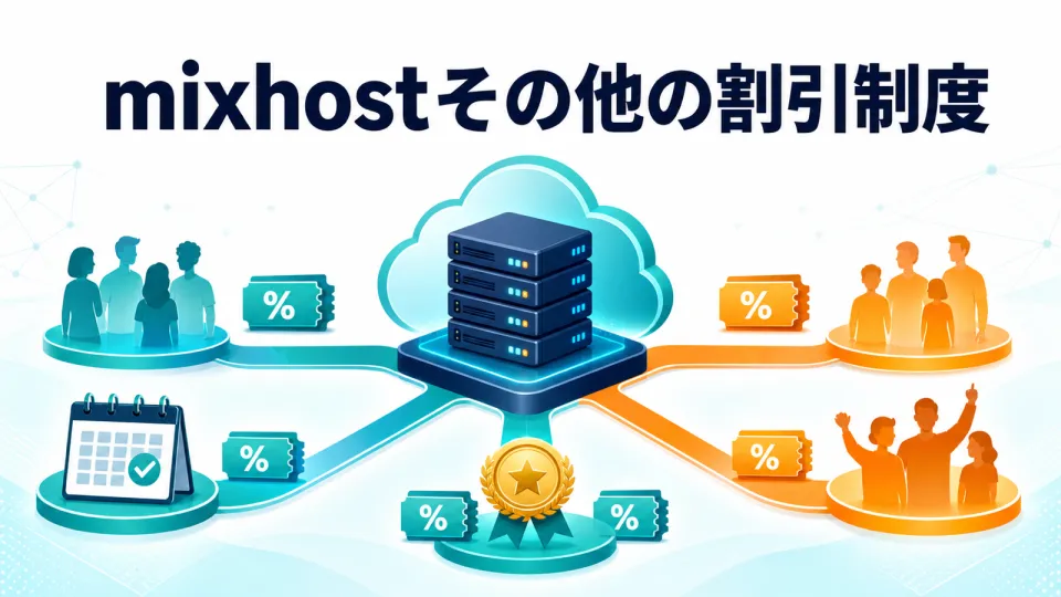 mixhostその他の割引制度